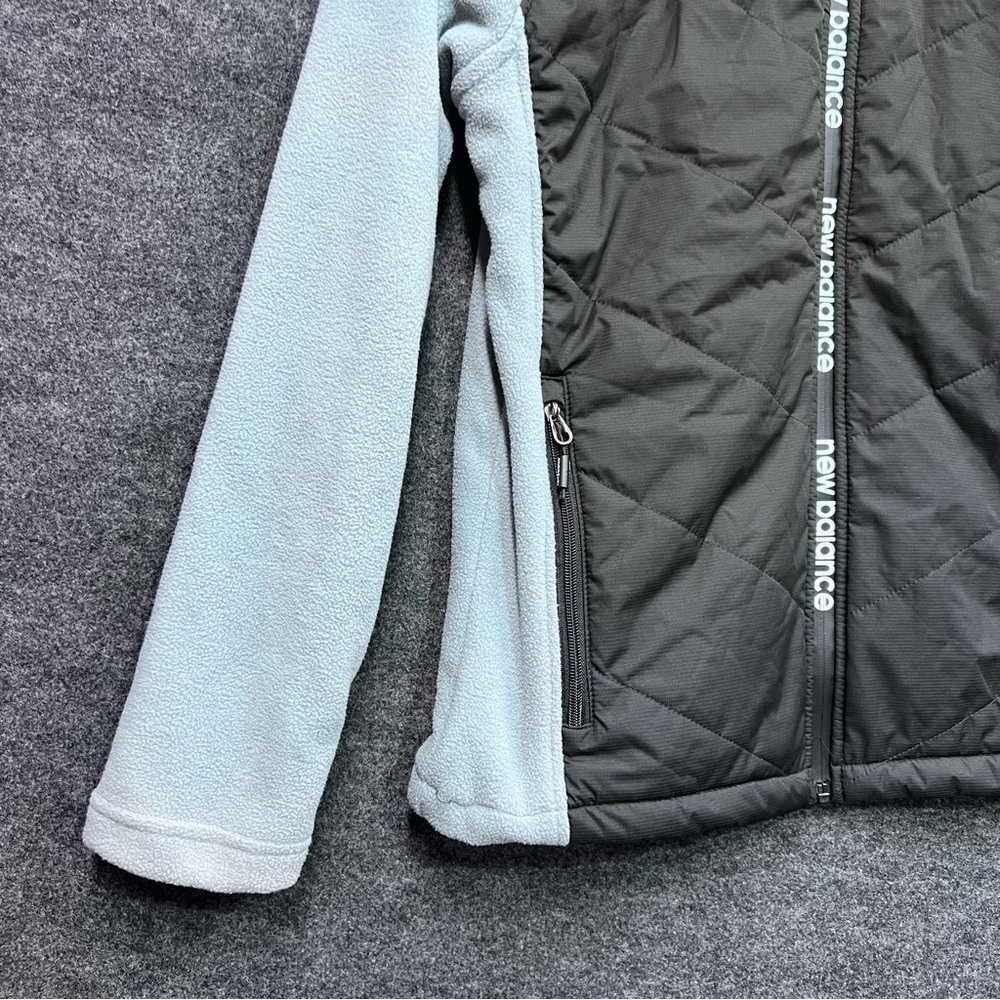 New Balance Men’s Full Zip Fleece Jacket Size M - Picture 3 of 13
